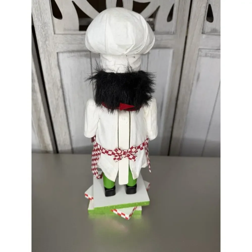Vintage Pizza Man Tall Wooden Nutcracker Pier One Imports 2015